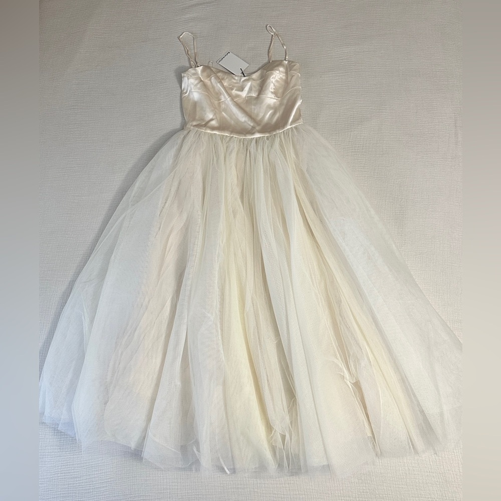NWT Reformation Alouette Dress - Fior Di Latte - Picture 9 of 15